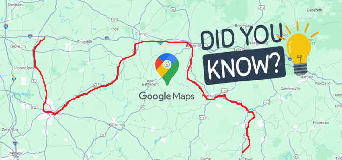 Interesting facts about Google Maps